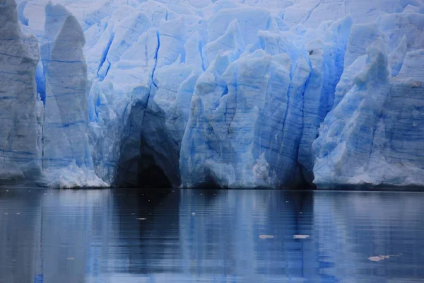 氷河の氷 氷河期モレノ アルゼンチン — ストック写真