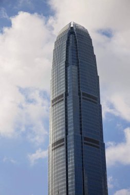 Hong Kong 'da modern bir ofis binası..