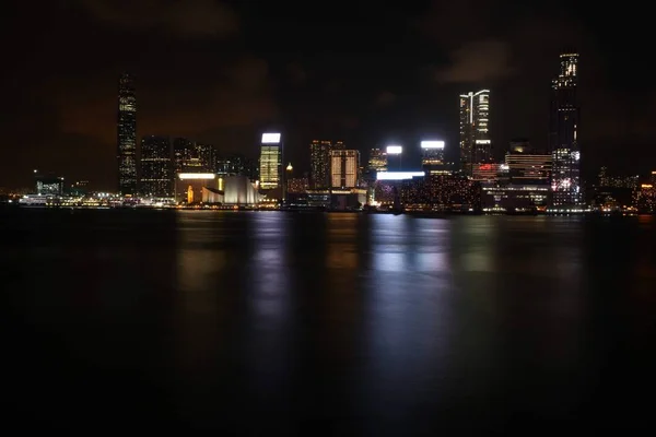 Hong Kong Luoghi Interesse Victoria Harbour — Foto Stock