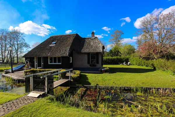 Bellas Vistas Del País Giethoorn Países Bajos — Foto de Stock