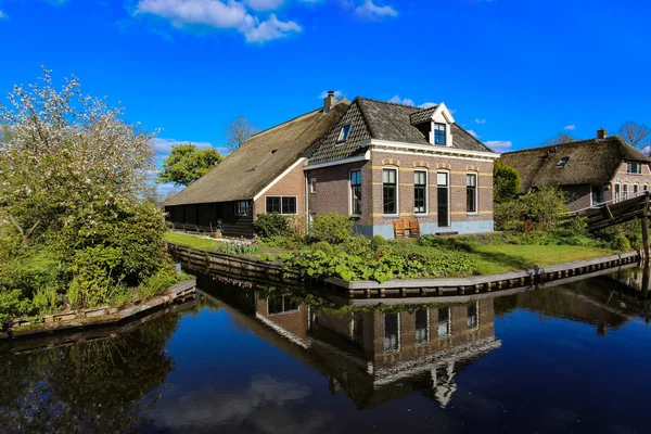 Venecia Holandesa Del Norte Llamada Giethoorn — Foto de Stock