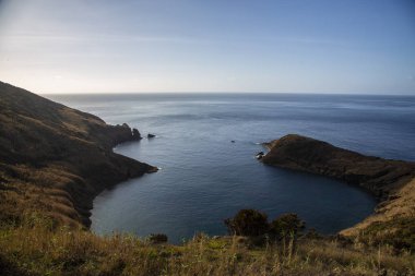 Guia Dağı, Horta, Piko volkanik dağı, Azores, Portekiz zirvesi olan Faial Adası.