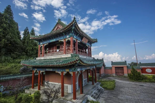Świątynia Góry Tainmen Mieście Zhangjiajie Prowincja Hunan — Zdjęcie stockowe