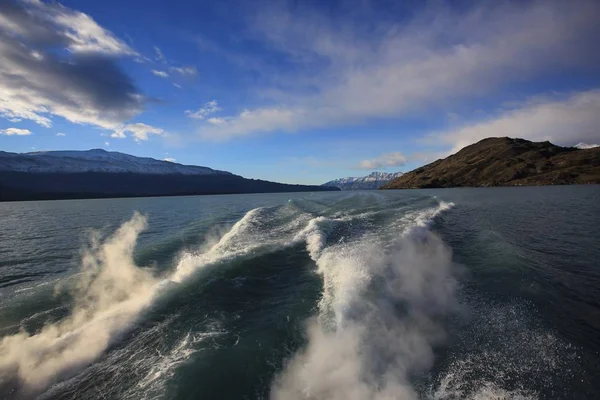 Sightseeing Ros Hielo Cruise Ship Boat Glaciers Upsala Spegazzini Patagonia — Stock Photo, Image