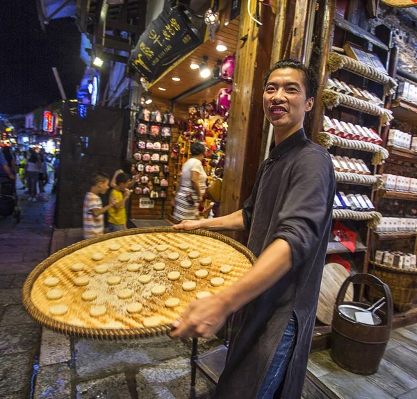 Chinese Street Food Outdoor Market — Stock Photo, Image