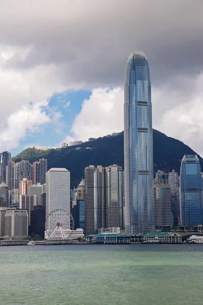 Hong Kong Cina Asia Luglio 2018 Bellissimo Skyline Del Porto — Foto Stock