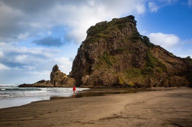 Romantik Piha Sahili, Kuzey Adası, Yeni Zelanda
