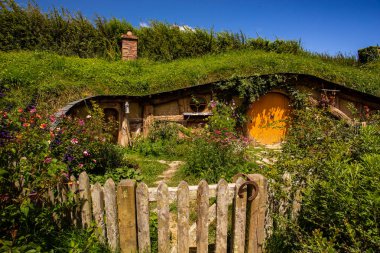 Hobbiton, Yüzüklerin Efendisi Film Seti Filmler, Auenland, Yeni Zelanda