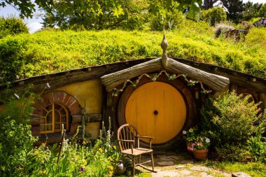 Hobbiton, Yüzüklerin Efendisi Film Seti Filmler, Auenland, Yeni Zelanda