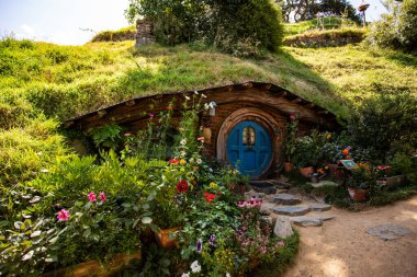 Hobbiton, Yüzüklerin Efendisi Film Seti Filmler, Auenland, Yeni Zelanda