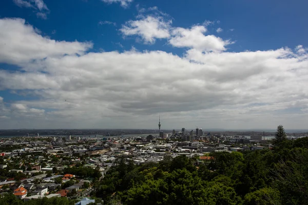 ニュージーランド北島オークランド市のエデン山からの眺め — ストック写真