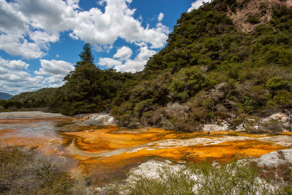 Warbrick Terraces, Waimangu Volcanic Valley, New Zealand