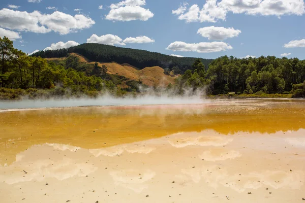 Piscina Champanhe Waiotapu Thermal Reserve Rotorua Nova Zelândia — Fotografia de Stock