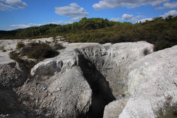 Craters Wai Tapu Geothermal Wonderland Rotorua Nova Zelândia — Fotografia de Stock