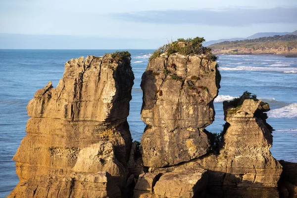 Punakaiki Pfannkuchenfelsen Westküste Neuseeland — Stockfoto