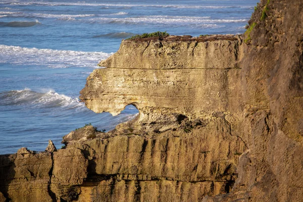 Punakaiki Pancake Rocks West Coast New Zealand — Stock Photo, Image