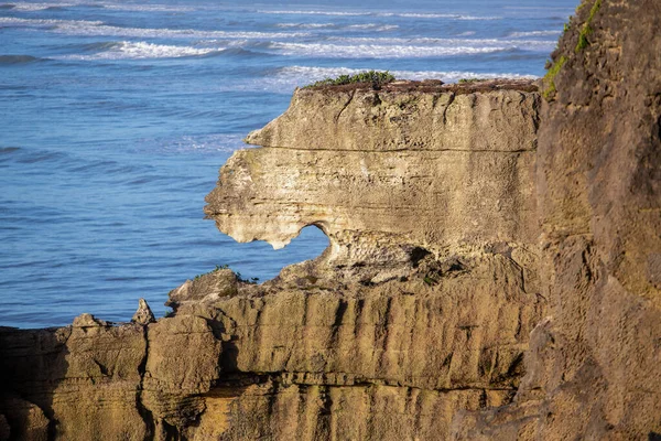 Punakaiki Pfannkuchenfelsen Westküste Neuseeland — Stockfoto