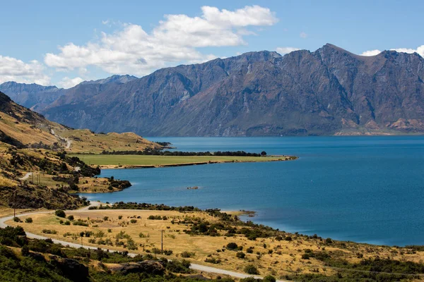 Озеро Хавеа Южном Острове Новой Зеландии — стоковое фото