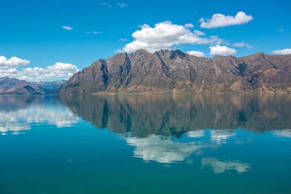 Reflection Lake Hawea South Island New Zealand — Stock Photo, Image