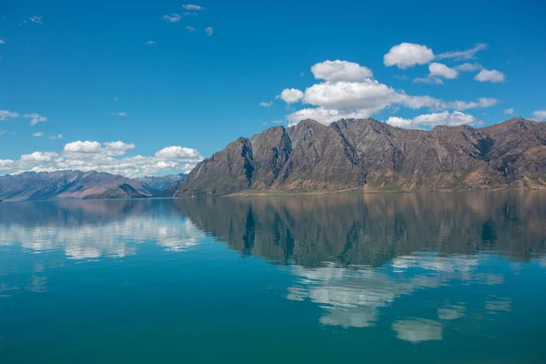 Reflection Lake Hawea South Island New Zealand — Stock Photo, Image