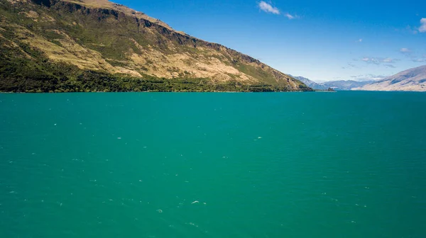 Wanaka Gölü Nün Mavi Suları Güney Adası Yeni Zelanda — Stok fotoğraf