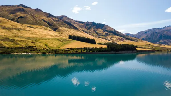 Reflexe Jezera Hawea Jižním Ostrově Nový Zéland — Stock fotografie