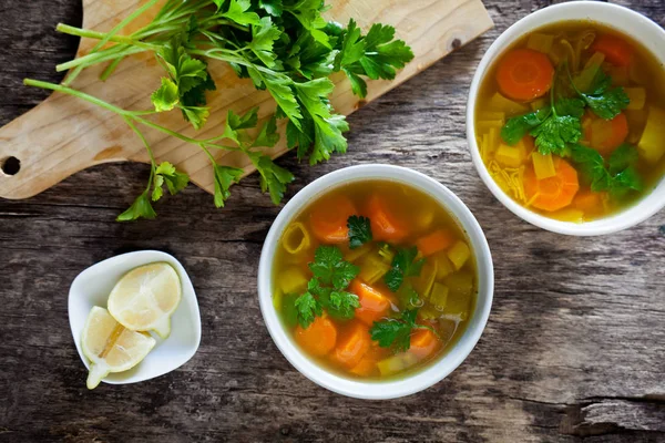Miski zupy — Zdjęcie stockowe