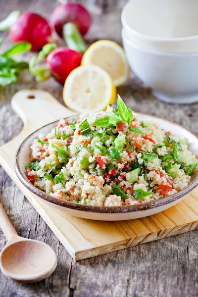 Plate Of Refreshing Quinoa Salad