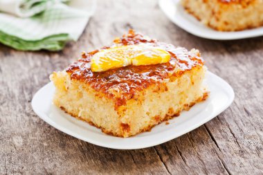 Tatlı ev yapımı turuncu kek