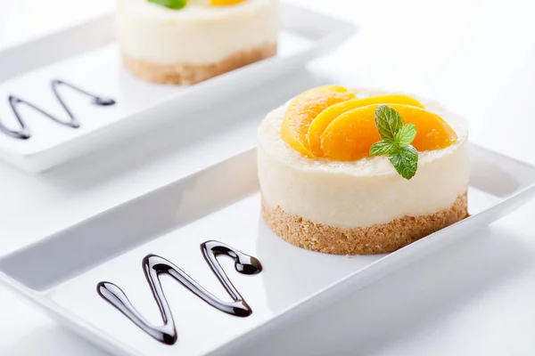 Dolce dessert Cheesecake — Foto Stock