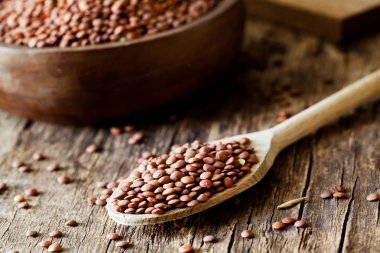 Kaşığı organik mercimek