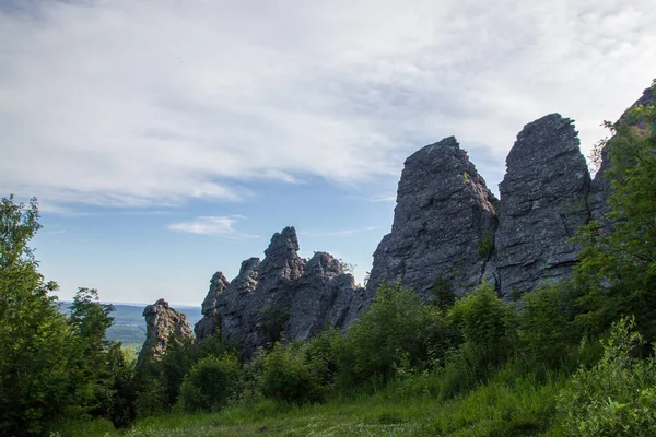 Kolpaki buttes on the border of Europe and Asia