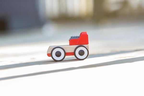 Red toy car — Stock Photo, Image