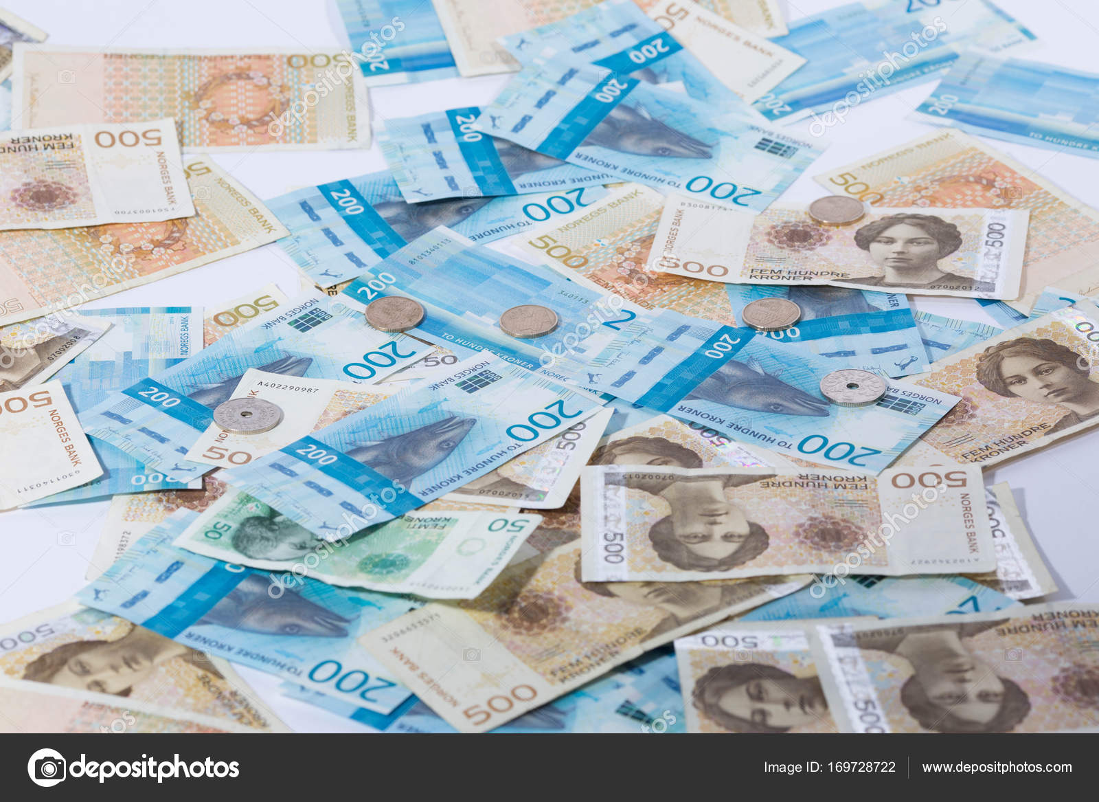 克朗纸币。挪威克朗汇率——图库图片© tallinnn@hotmail.com #169728722