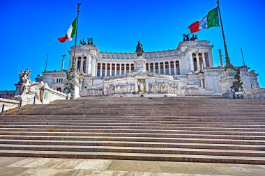 Anıt Vittorio Emanuele II veya sunak Roma içinde vatanın