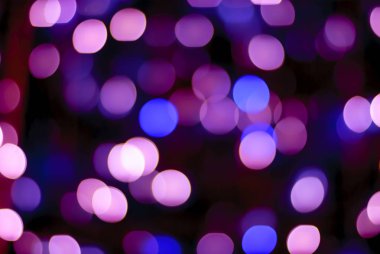 Bokeh bulanıklık soyut Noel ışık