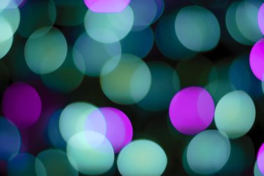 Bokeh bulanıklık soyut Noel ışık