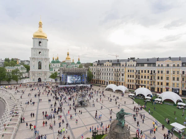 Eurovision song contest  fan zone — Stock Photo, Image