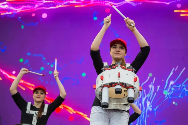 Zona de fãs do concurso de música Eurovision — Fotografia de Stock