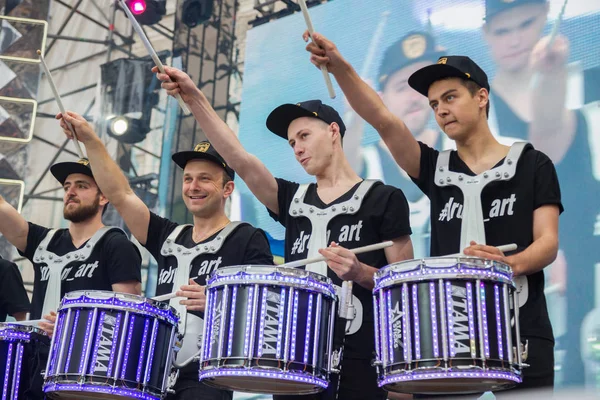 Eurovision canzone concorso fan zone — Foto stock