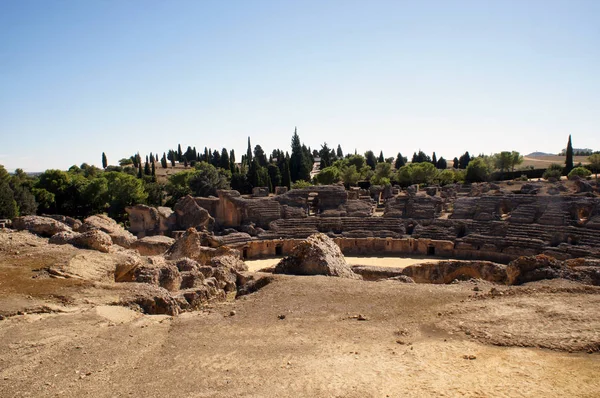 Anfiteater romano antiguo en Italica —  Fotos de Stock