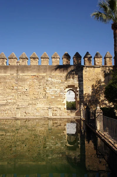Fontes de Alcazar em Córdoba, Espanha — Fotografia de Stock