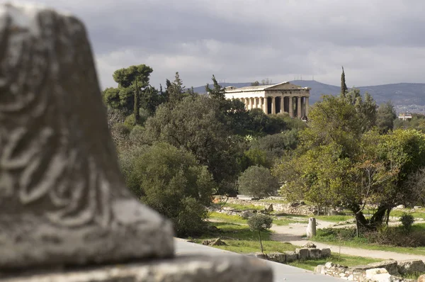 Templo Helénico de Hefesto em Atenas, Grécia — Fotografia de Stock