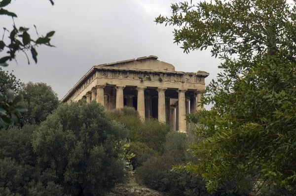 Грецького храму Гефеста в Афінах, Греція — стокове фото