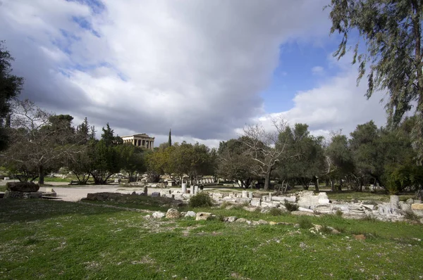 Templo Helénico de Hefesto em Atenas, Grécia — Fotografia de Stock