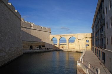 Fort St. Angelo Birgu - üç şehirler, Malta içinde su kemeri