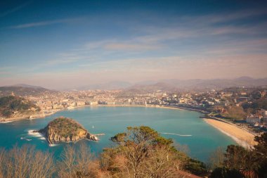 La Concha Igeldo Mount gördün mü Bay.
