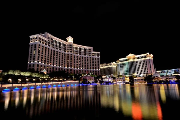 Bellagio hotel ve casino Las Vegas, ABD. — Stok fotoğraf