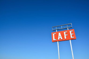 Cafe işareti Texas.