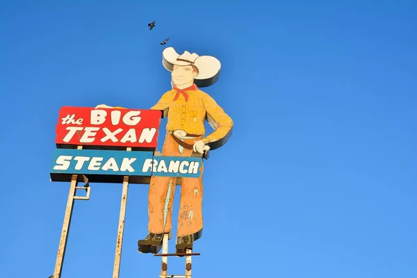 Büyük Teksaslı biftek çiftliğimiz, ünlü steakhouse restaurant — Stok fotoğraf